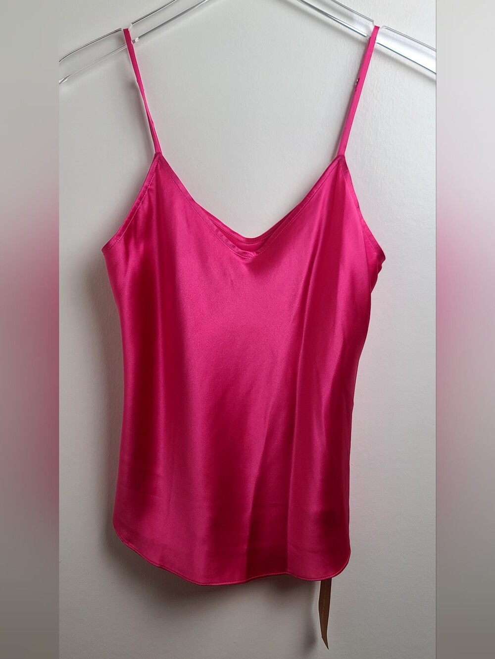 NWT Barbie Hot Fuchsia Pink 100% Silk Top | Small | Reformation